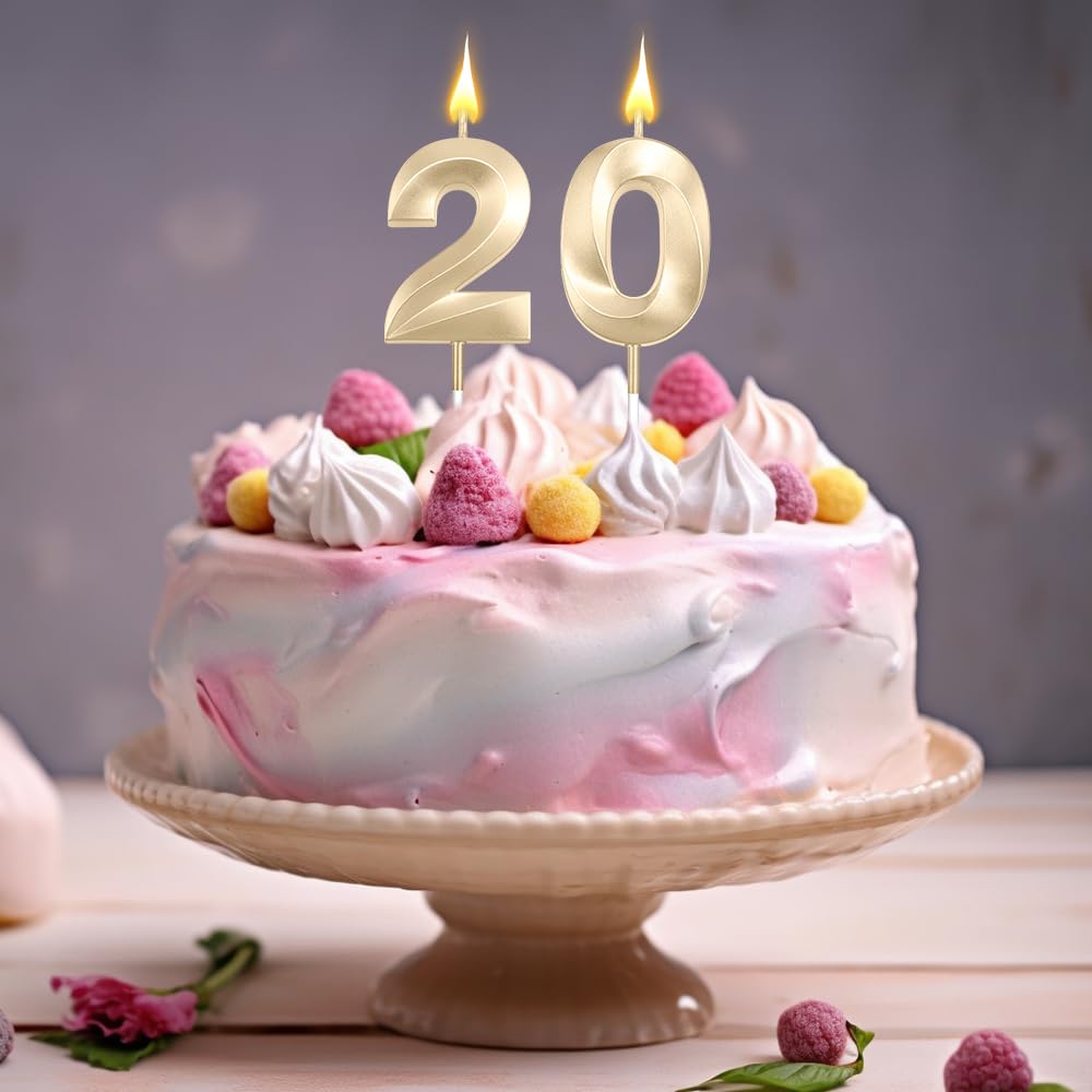 Amazon.co.jp: Bsofing 20歳の誕生日キャンドル、バースデーキャンドル