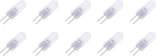 Miniatura 6 de Paquete de 10 lentes transparentes de diamante de 35 vatios CA CC 12 voltios de repuesto T3 JC G4 2 pines base halógena paisaje camino barco lámpara