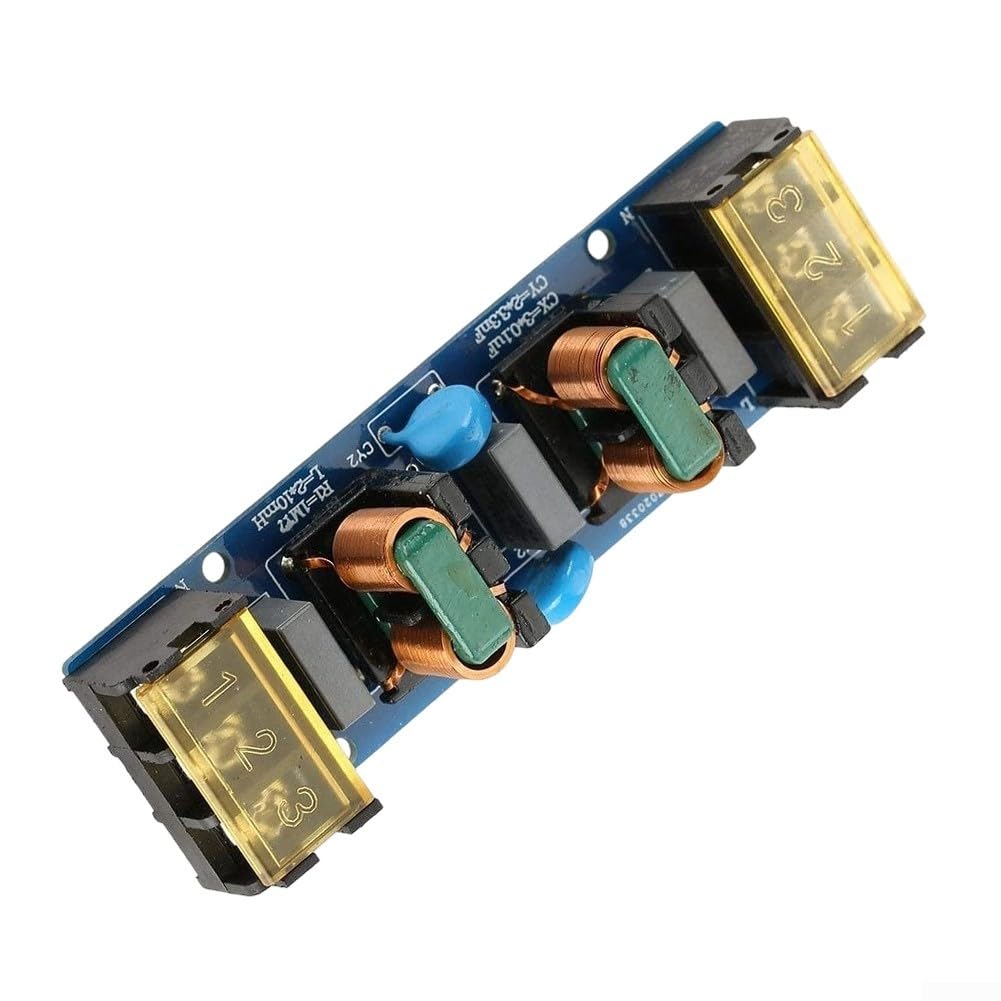 Placa de módulo de filtro 25A-EMI para fuente de alimentación de paso bajo de alta frecuencia, supresión de interferencias de 2 etapas con carcasa de plástico y metal, para UPS y sistemas de