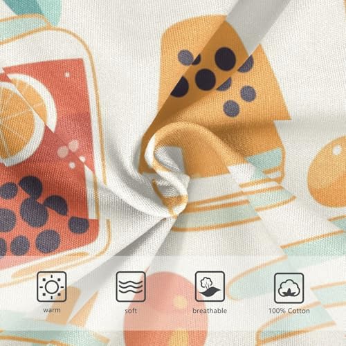 KLL Bubble Tea Pattern Boys Toddler Cotton Athletic Underwear Breathable Children Panties3