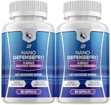Nano Defense Pro Probiotic Supplement - NanoDefense Pro Advanced Formula for Healthy Nail Support Capsules Maximum Strength Men Women (2 Pack - 120 Capsules)