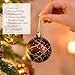 Valery Madelyn Fall Ornaments for Christmas Trees, 16ct Bronze Copper Brown Gold Shatterproof Fall Christmas Tree Decorations, 2.36 Inches Luxury Hanging Ball Ornaments for Thanksgiving Autumn Harvest