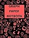 graph paper netbook: ( 8.5" x 11") , 120 Pages , ( balck and blue ) .