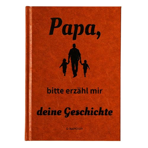 Papa, bitte erzähl mir deine Geschichte - Persönliches Erinnerungsbuch zum Ausfüllen | Mit Stammbaum & 250+ Fragen | Geschenk zum Geburtstag, Vatertag, Weihnachten | Hochwertig & edel
