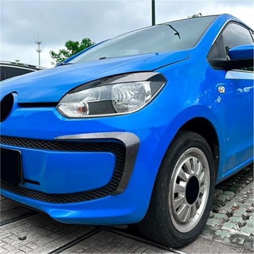 Paupières de phare noir pour Volkswagen Golf 6 2011-2015 bande décorative