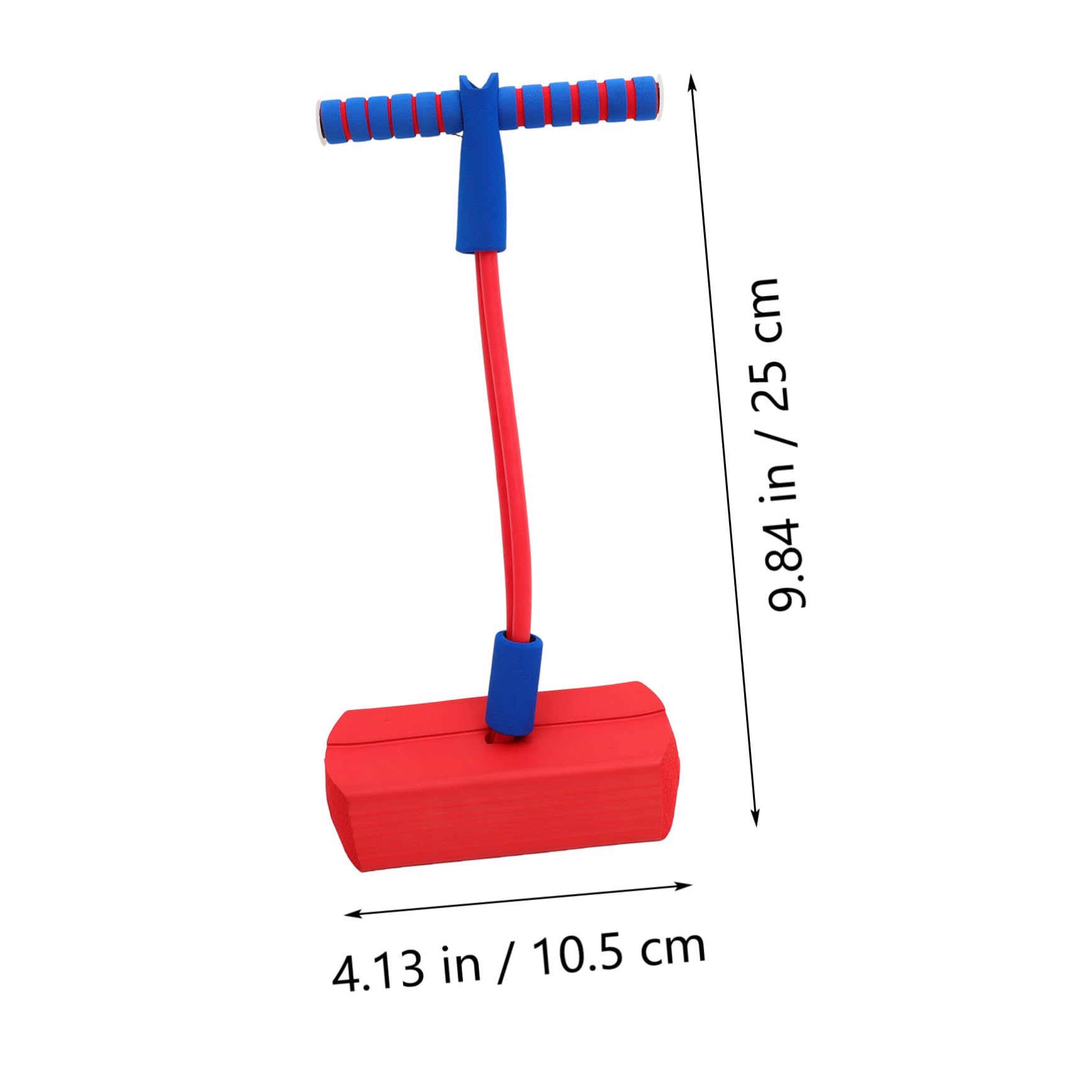 BRIGHTFUFU 1pc Red Cartoon Jumped Toy Early Educational Boys and Girls Sports Toy Bounce Jumping Sound