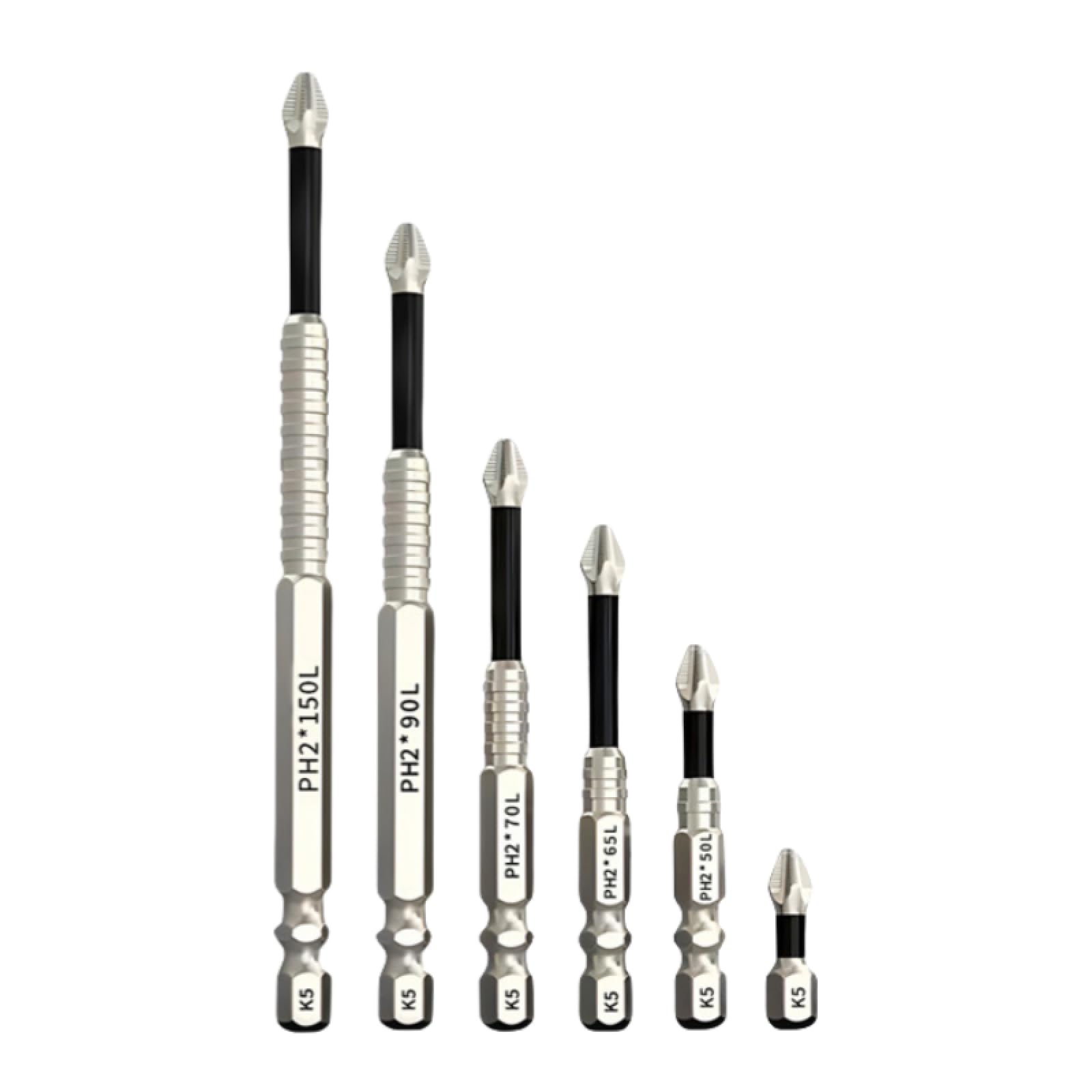 Amazon.co.jp: K5 防滑 耐衝撃 ドライバービットセット 強磁性 高硬度