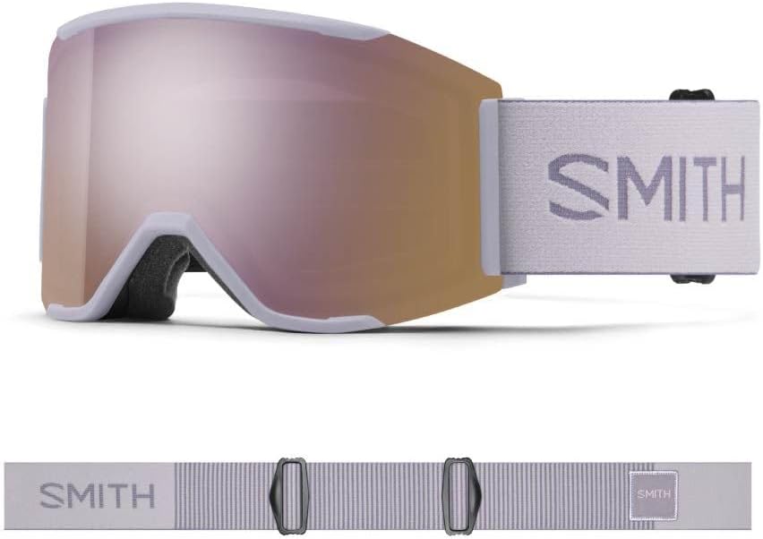 Gafas de niebla lunares SMITH Squad XL con ajuste de puente bajo y espejo CP Everyday Rose Gold + lentes CP Storm Rose Flash 2026