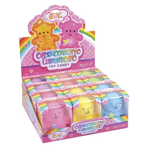 Joygum Orsacchiotti Luminosi Appendibili con Caramelle Frutta 12 pz