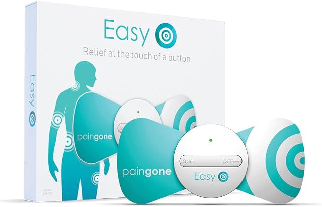 Paingone Easy - Wearable Effective Pain Relief | Wireless TENS Machine for Back, Arms, Legs and Shoulder Pain | Portable TENS Machine for Pain Management | Drug-Free Treatment | 2 Year Guarantee