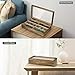 SRIWATANA Sunglasses Organizer Box, Father's Day Gift, 6 Slot Eyeglasses Display Case Storage for Women Men, Carbonized Black