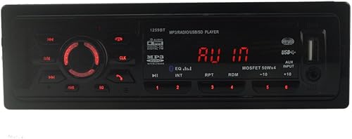 Eaglerich coche audio estéreo auto coche Radios MP3 reproductor FM Aux USB SD con remoto Bluetooth músicateléfono 1 DIN tamaño disponible en Yaxa Colombia