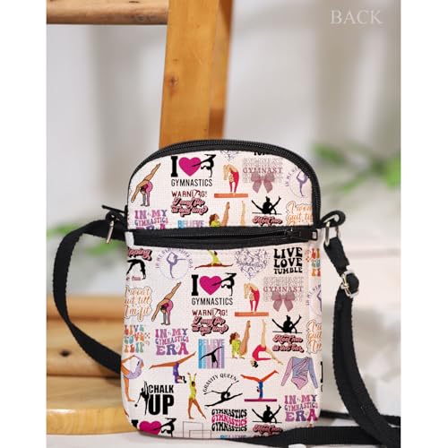 MAOFAED Gymnastic Crossbody Bag, Gymnast Gift, In My Gymnastics Era, Gymnastics Team Gift4