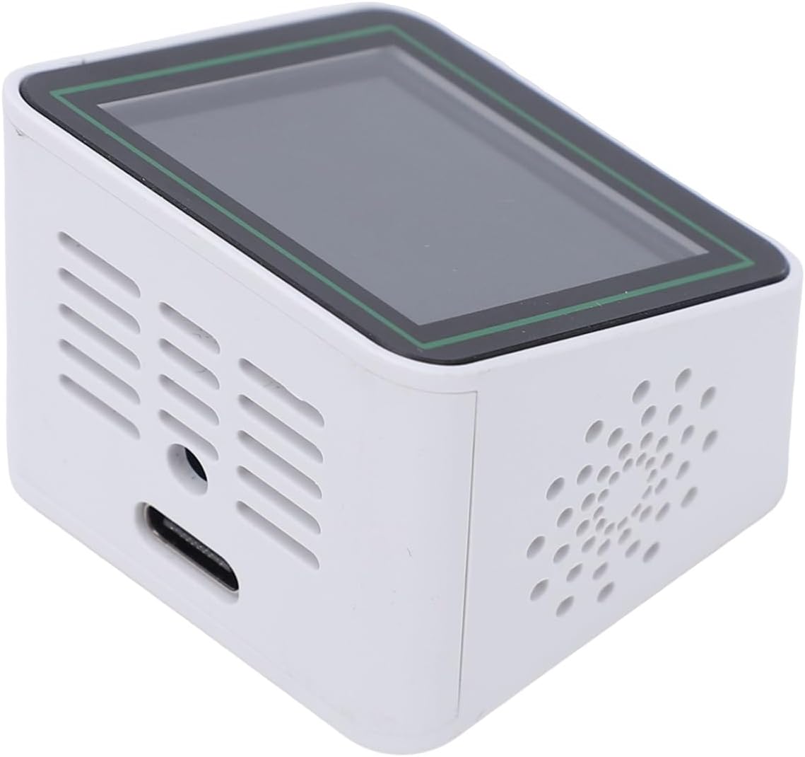 Garosa Smart Weather Clock with WiFi Auto Time Sync and 1.54-inch IPS image 3