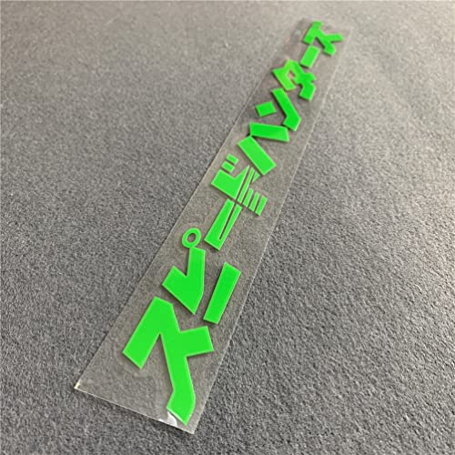 Image of Car Stickers Auto Front Windshield Window Decal Bumpers for Japanese JDM SH Speedhunters Decal Tape 1000x120mm (Fluorescent Green)
