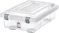 Sanremo - Caixa Organizadora Plástica de 2,3 Litros e Tampa com Travas, Linha Top Stock