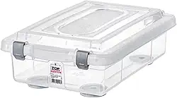Sanremo - Caixa Organizadora Plástica de 2,3 Litros e Tampa com Travas, Linha Top Stock