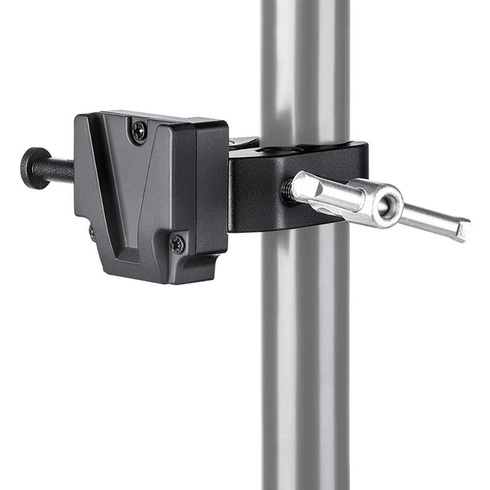 Morsetto Per Batteria Came-TV Con Montaggio A V - Fori 1/4 E 3/8" Per Supporti E Treppiedi