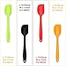 Silicone Spatula 4-piece Set, Heat-Resistant Non-stick Rubber Spatulas with Stainless Steel Core