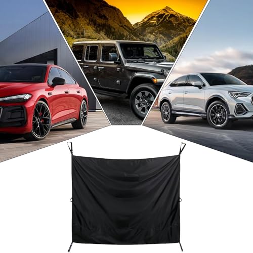 Cortinas para ventana de coche laterales con material de aislamiento térmico 4