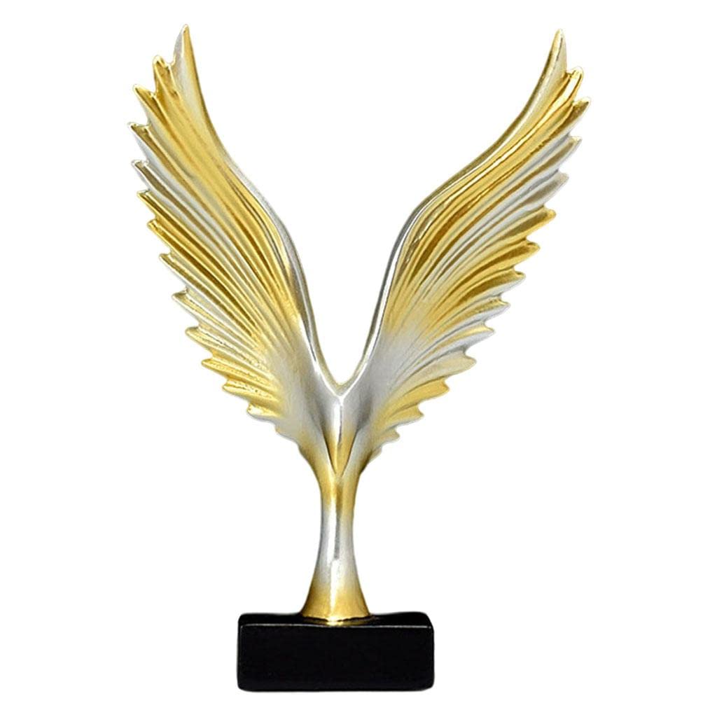 Aigle en résine déco style ailes d'ange pour sublimer votre buffet