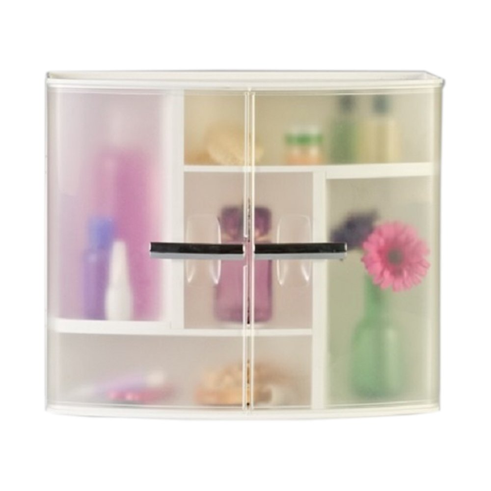 Primanova M-09416 Şeffaf Naturel Banyo Ecza Dolabı