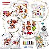 genius kitchen mac and cheese Kit completo de bordado con 3 lienzos únicos. Este juego incluye 3 lienzos preimpresos, uno con 42 puntadas esenciales, otro con patrones de animales de efecto 3D y un tercero con un diseño de silueta floral y femenina para artesanos más avanzados. Tanto si eres un principiante como si buscas perfeccionar tus habilidades, este kit ofrece el equilibrio perfecto entre creatividad y desafío.