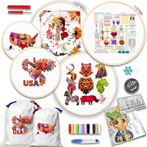 Genius Skills embroidery kit image