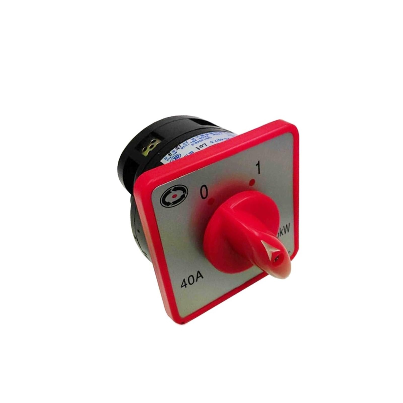 JGNAYRKJQI Rotary Switch 2 Position Silver Electric Contacts Transfer Universal cam 7.5kw 40A 1 Level HZ5-40/7.5 L01