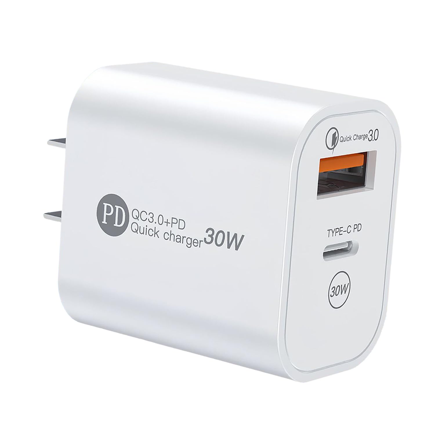 【399円】 ABBROLUX 30W PD3.0対応 Type-C & USB-A 2ポート 急速充電器