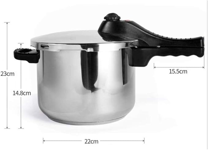 Olla a Presión Acero Inoxidable 6L HUSHHAAMPP miniatura 3