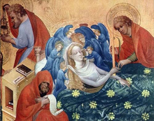 Lienzo cuadro pintura murales decor La muerte de María de Conrad Von Soest para regalo