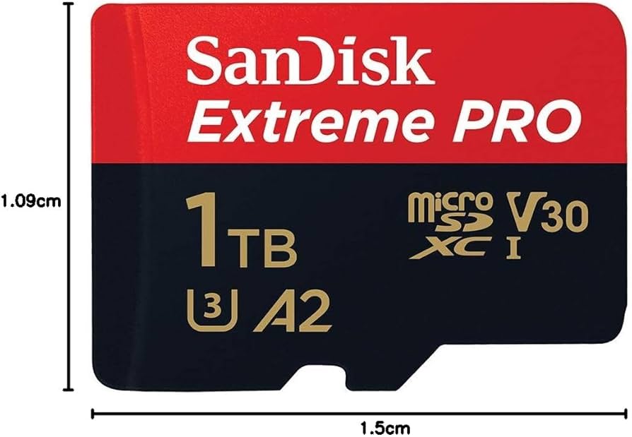 SanDisk　microSDXC　1TB SanDisk 1TB Extreme microSDXC UHS-I Memory Card with Adapter - Up