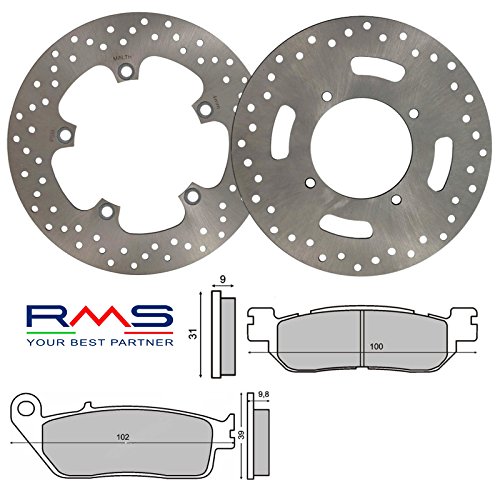 Preisvergleich Produktbild Bremsbelagsatz komplett RMS YAMAHA X-MAX 250 2005 / 2009