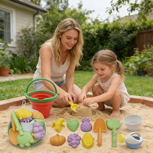 Jouets de sable de voyage durables : l'ensemble de moules d'extérieur indispensable