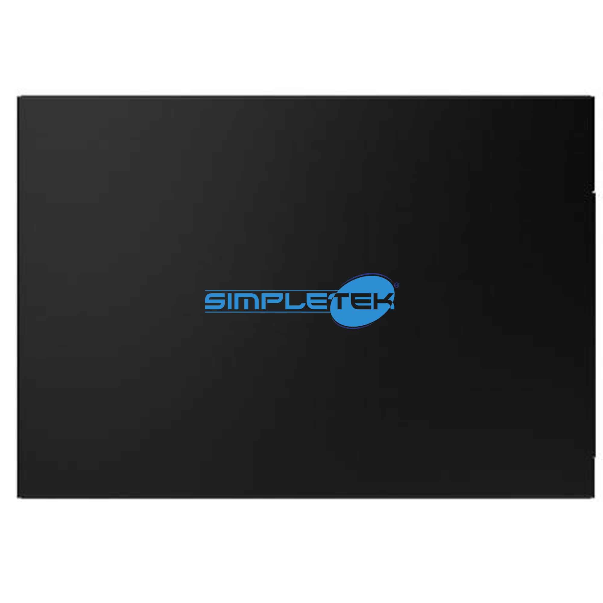 SIMPLETEK - SSD Interno 2,5" da 512GB - SATA III 6 Gbps - Fino a 550MB/s - Nero | Disco a Stato Solido ideale per Notebook PC Desktop