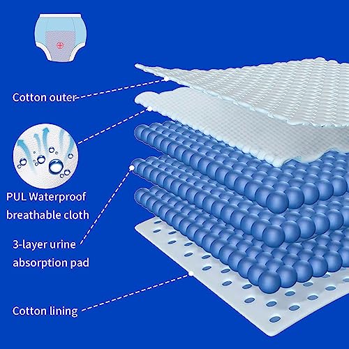 Big Elephant Baby Boys' 6 Pack Toddler Potty Training Pants 100% Cotton Waterproof Underpants thumb #3