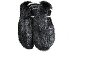 Benetia Girls Boys Faux Fur Vest Coat