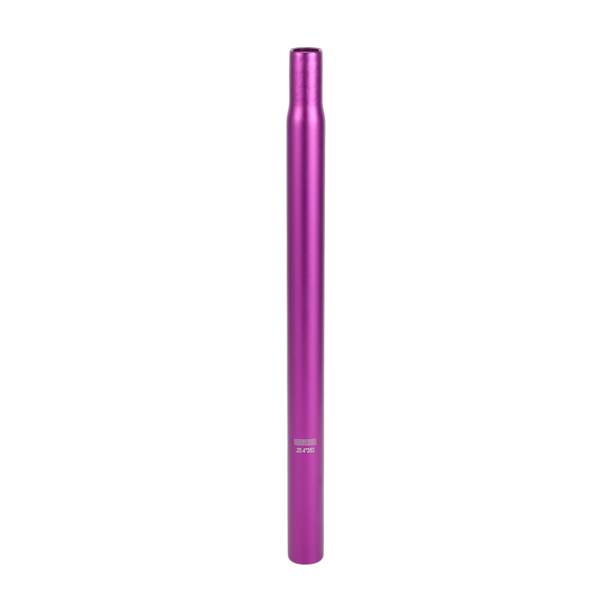 INFINAUTO Bike Seat Posts 25.4x350mm Bike Saddle Post Seat Tube Aluminum Alloy Purple Lightweight