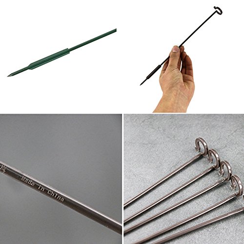Exttlliy Plastic Garden DIY Plant Support Climbing Trellis Flower Supports for Chinese Rose/Orchid Stem Random Color (10Pcs) - Thumbnail 4
