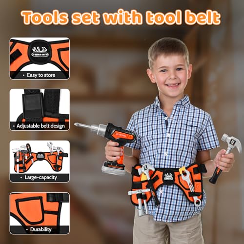49 PCS Tool Bag with Belt