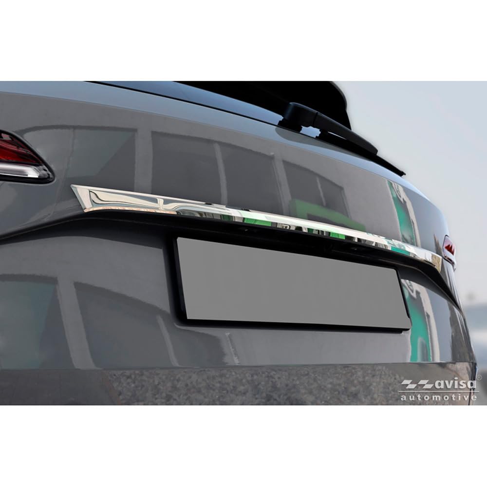 Avisa Chrome Stainless Steel Tailgate Trim compatible with Skoda Karoq (NU7) Facelift 2022-