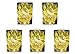 5 Packs Dragon Shield Matte Mini Japanese Yellow 60 ct Card Sleeves Value Bundle! â€¦