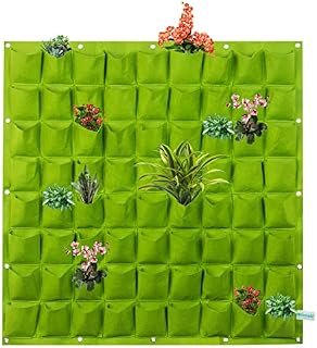 Woodside 72 Pocket Hanging Wall Vertical Flower Planter Garden Herb Planting Bag