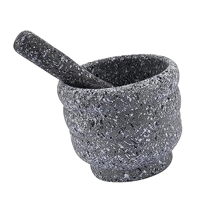 PRETYZOOM 1set Garlic Bowl Grinder Food-Grade Mortar for Crushing Garlic Seasoning Lightweight Portable Kitchen Tool for Home Cooking Safe Easy to Use