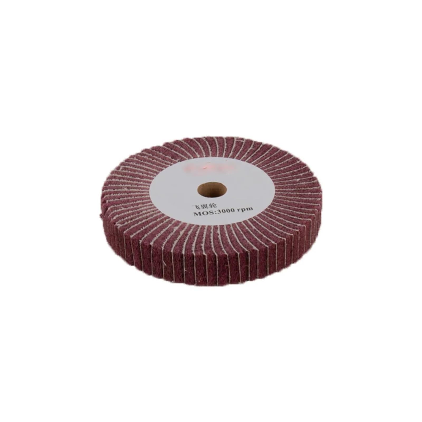 unidad de disco pulido fibra nailon con láminas 1 estropajo no tejido de 4"/5"/6"/8"/10"/12" con disco de pulido de fibra de nailon, orificio de 20 mm, 1" de espesor(Grit 240,THICKNESS 25MM_250MM)