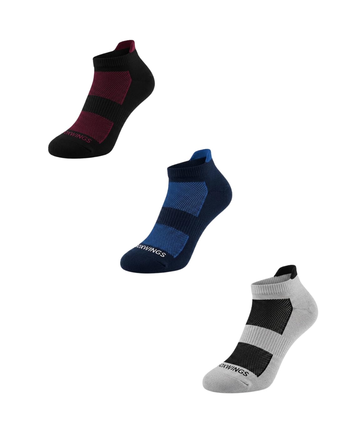 Sports Ankle Socks For Man Half Terry Cushioned Freshness And Hygiene Soft Touch Feel Ideal For Sneaker Workout Running And Summer Use Pack Of 2 And 3-image-9