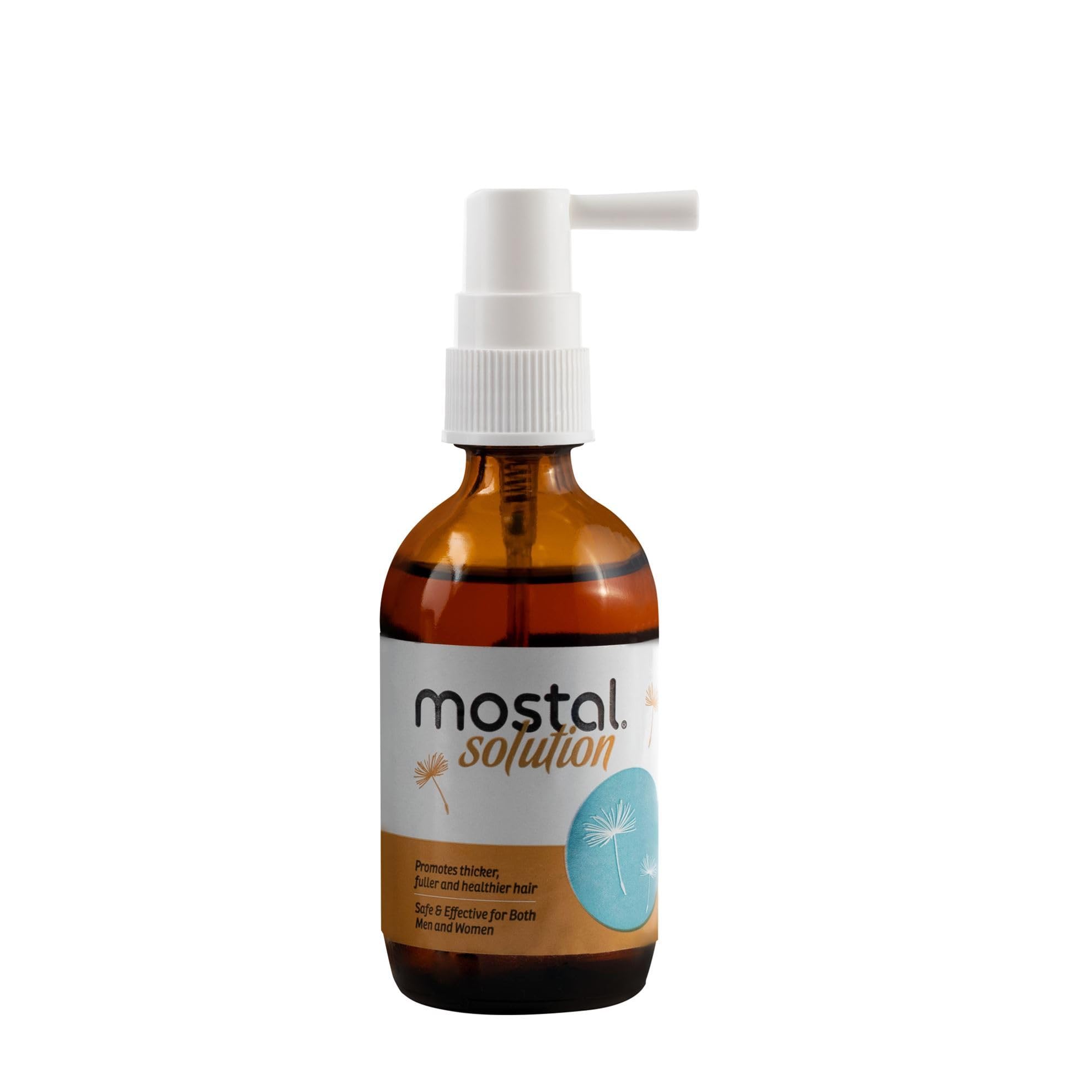 Mostal Anti-Hair-Loss Solution 50ml - Leave-On Scalp Treatment Spray to Help Reduce Hair Fall and Support Fuller-Looking, Healthier Hair for Men and Women