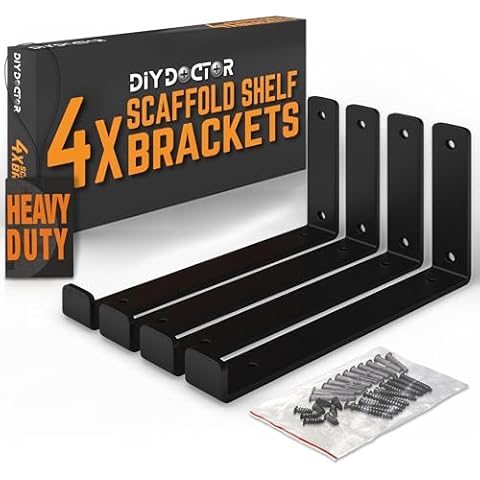 DIY Doctor Heavy Duty Scaffold Shelf Brackets Cover