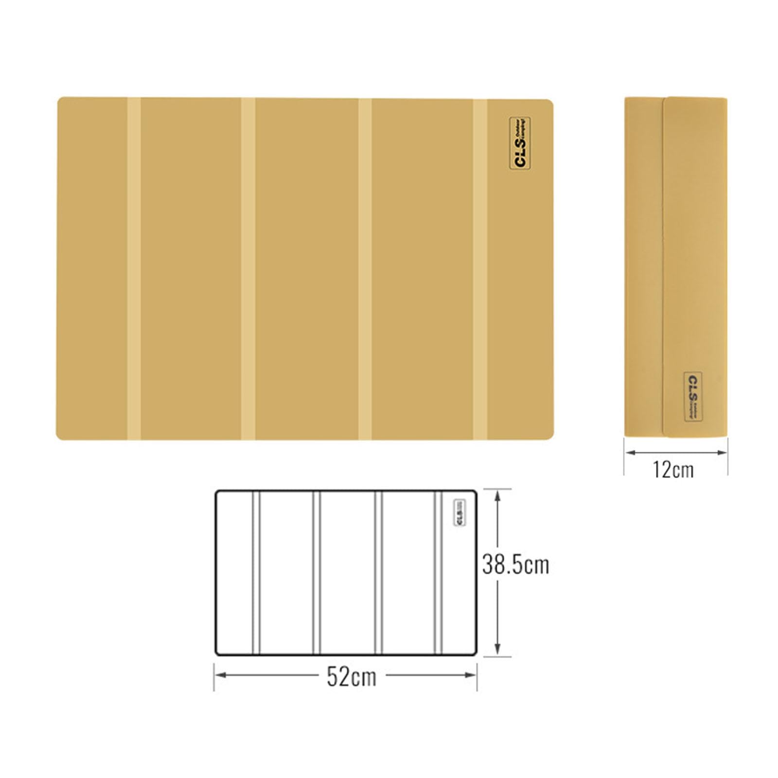 Tapis de Table de Camping, Protège-table, Tapis de Table Pliable pour Cuisine Extérieure, kaki